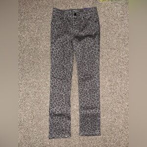 Girls Lincoln Outfitters Leopard Print Denim